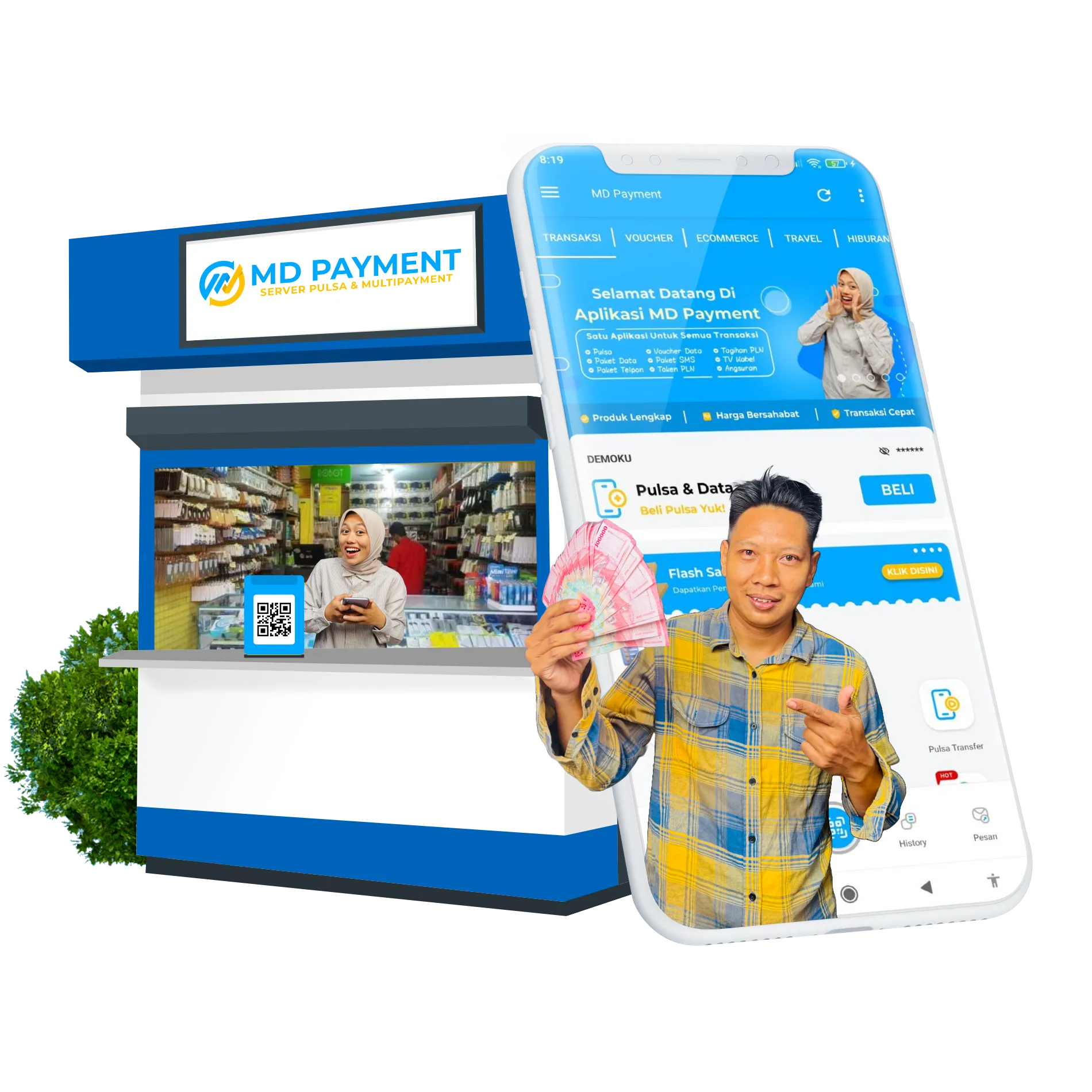 MD Payment Mascot