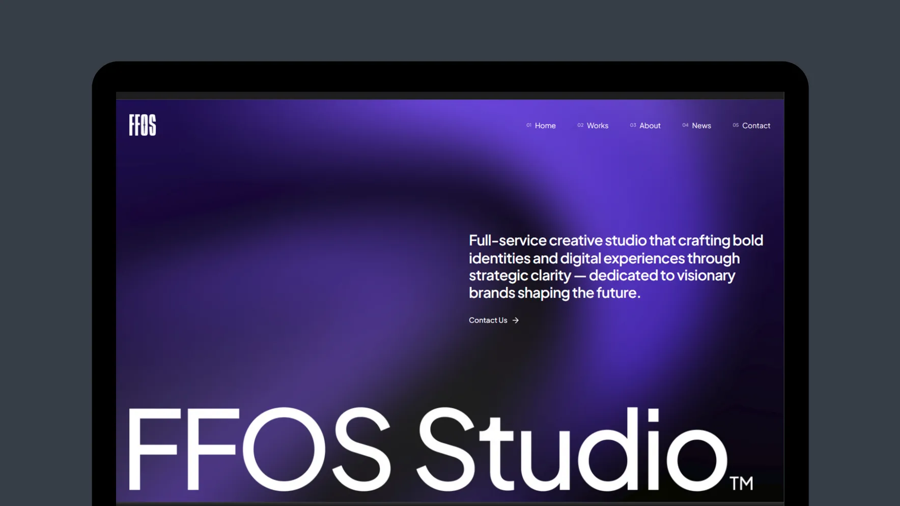 FFOS Studio - Company Profile website project oleh Ascend Web