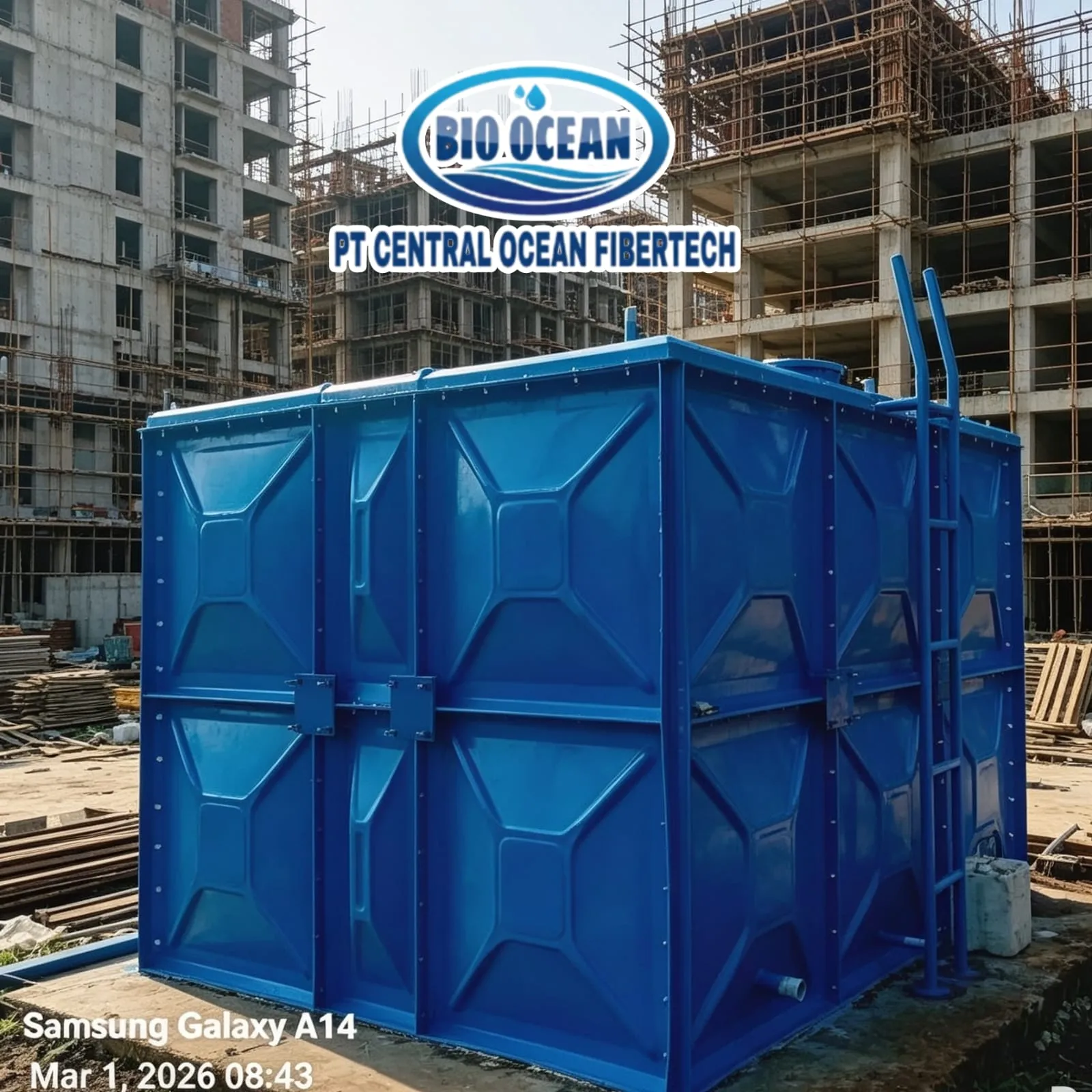 Panel Tank instalasi rooftop