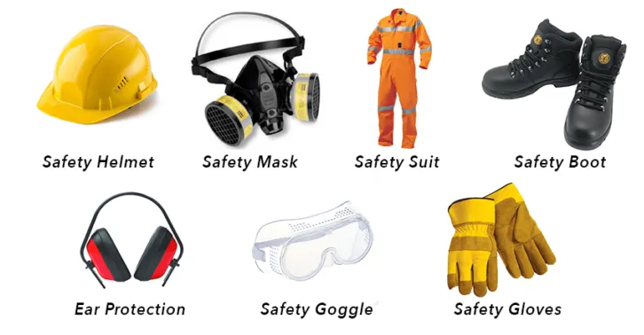 Hard Hat, Vest & Gloves