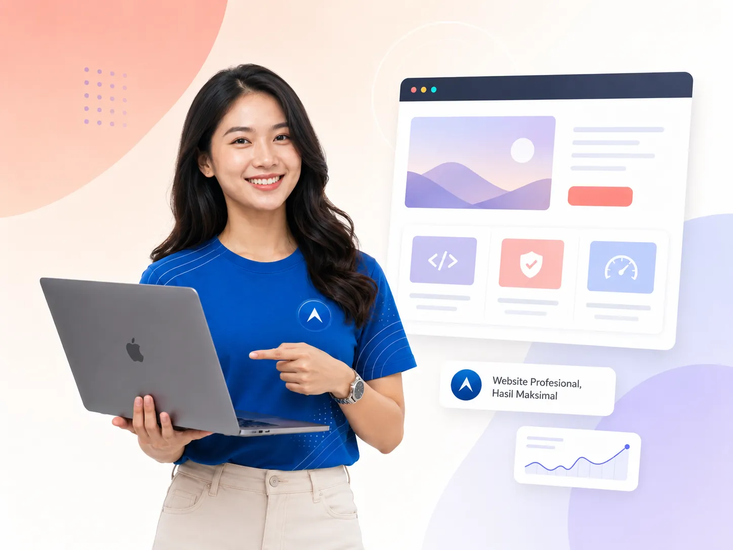 Tim developer Ascend Web mengerjakan website profesional untuk bisnis dan UMKM