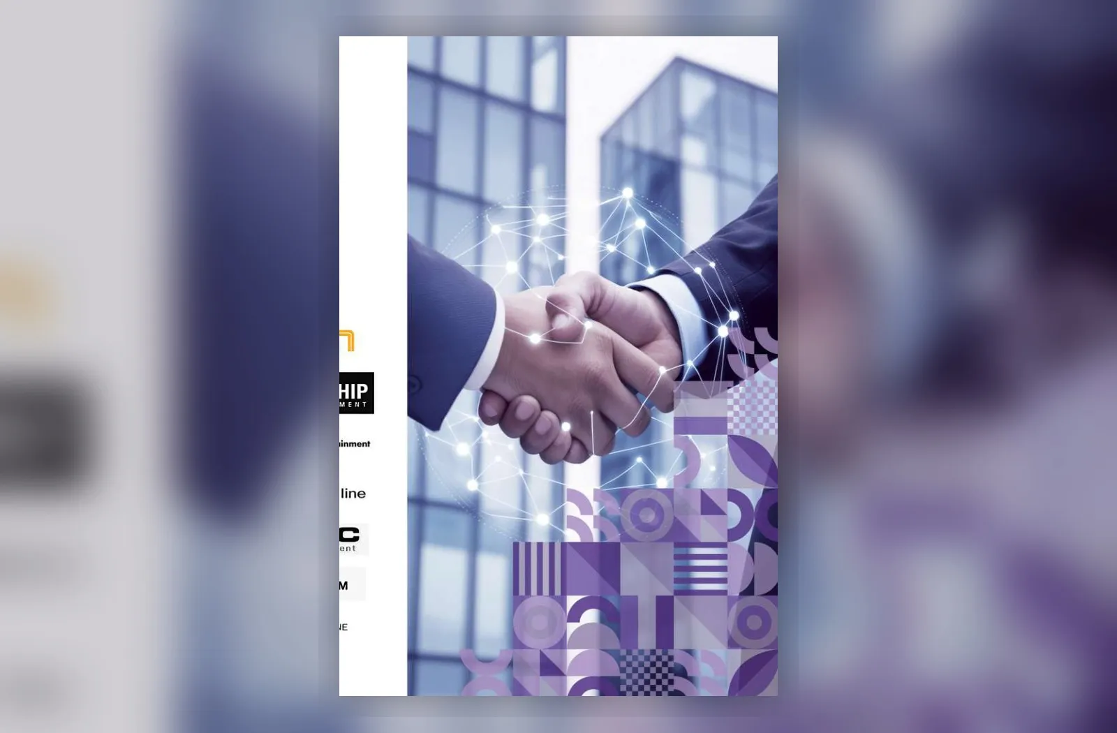 Partner handshake visual