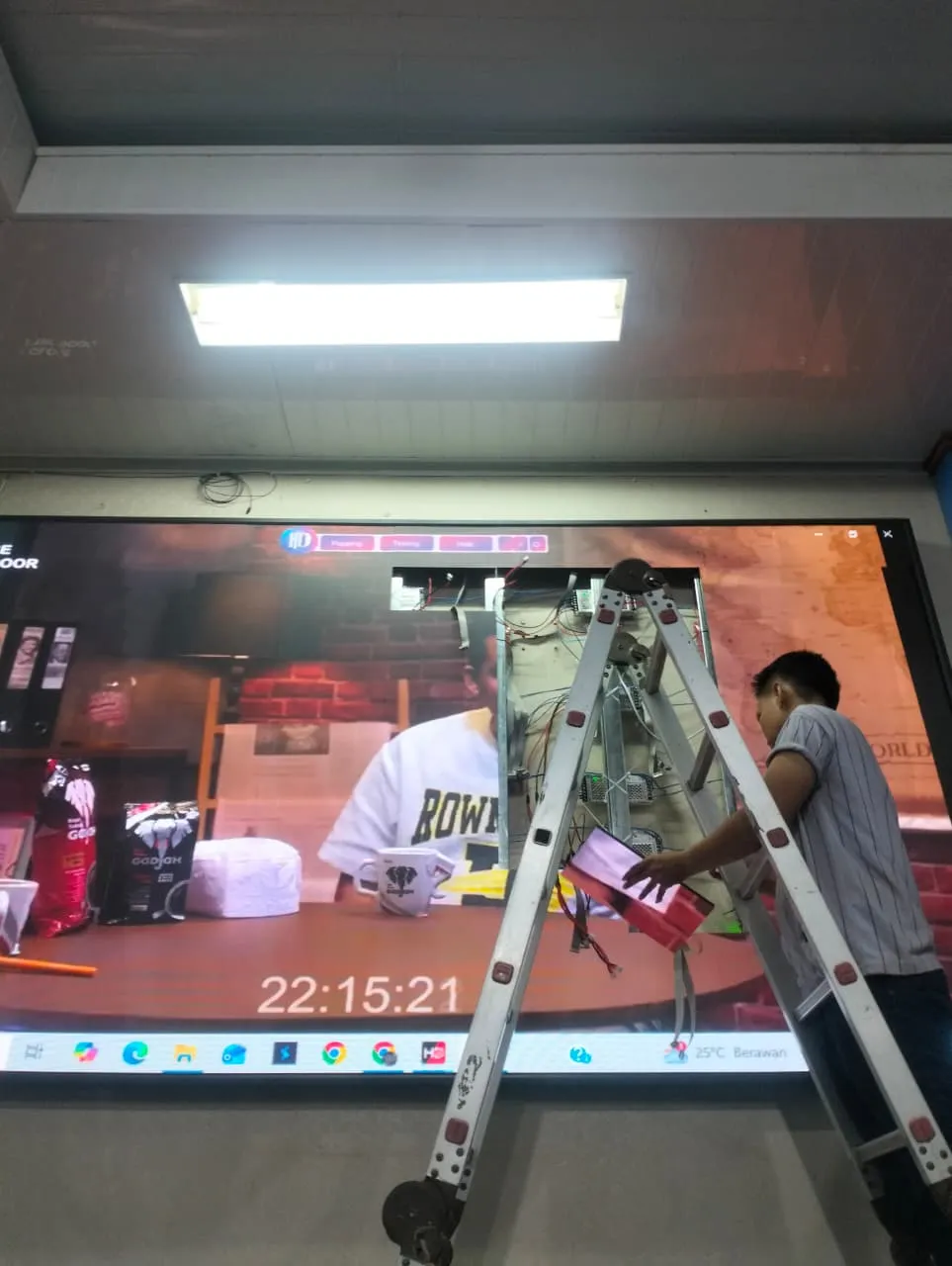 Dokumentasi pemasangan LED Ledpedia 14
