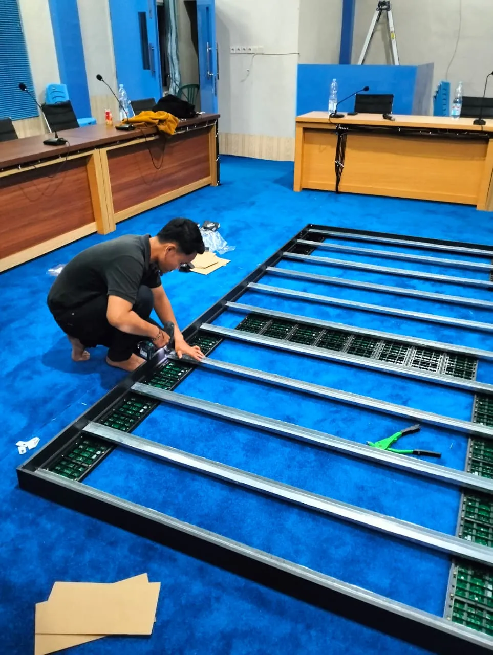 Dokumentasi pemasangan LED Ledpedia 8