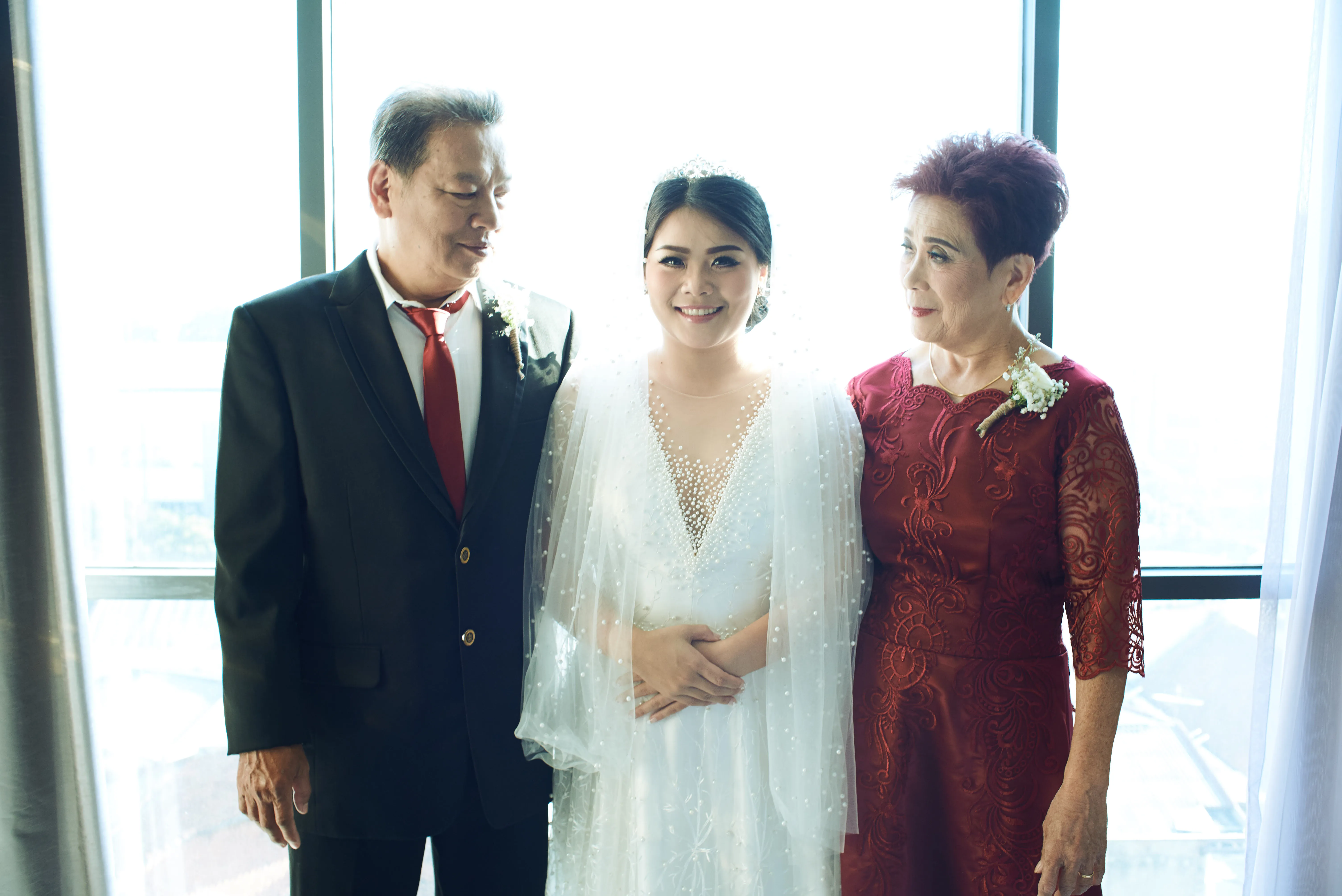 PS Store mother of the bride and sister gown collection photograph 12