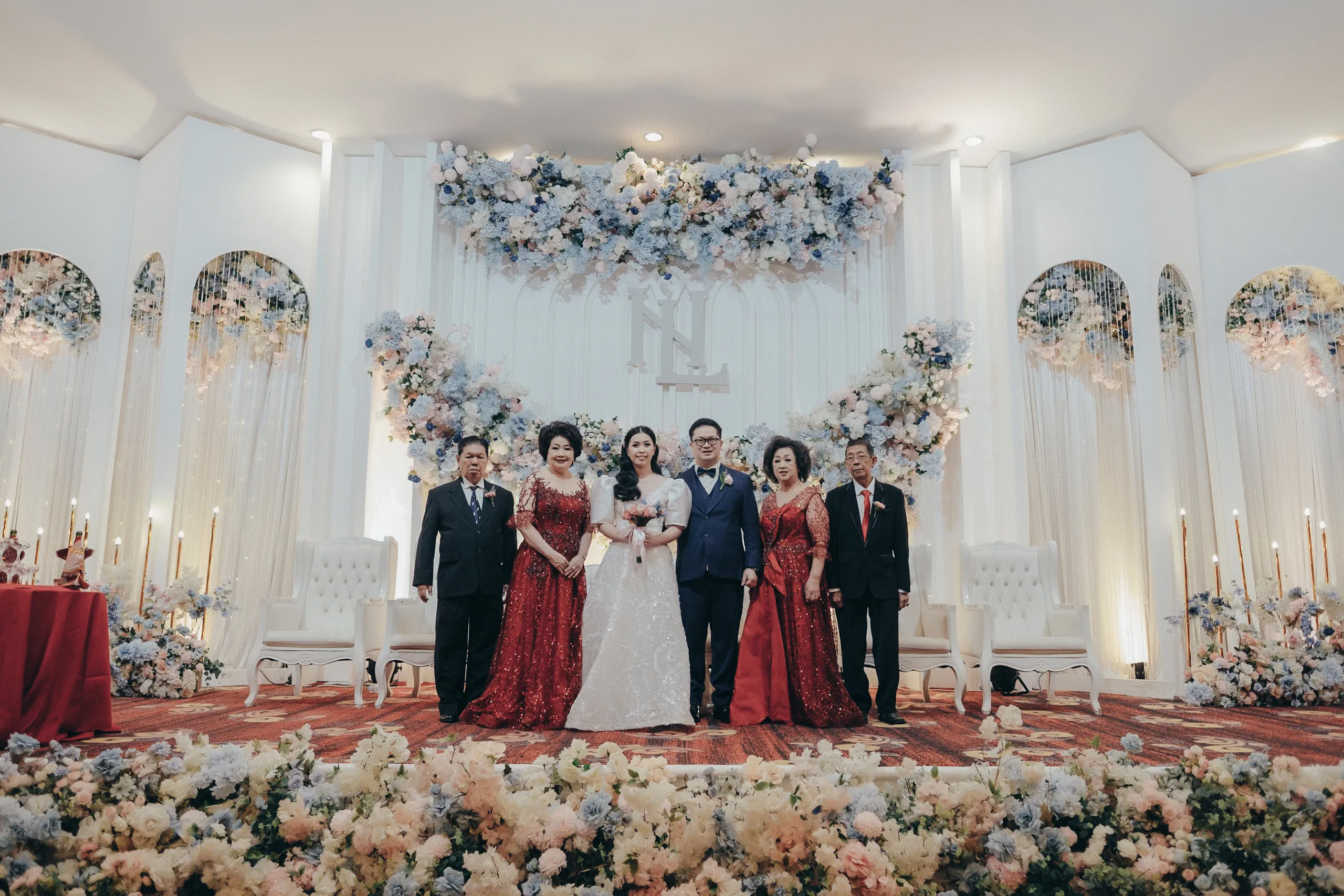 PS Store mother of the bride and sister gown collection photograph 21
