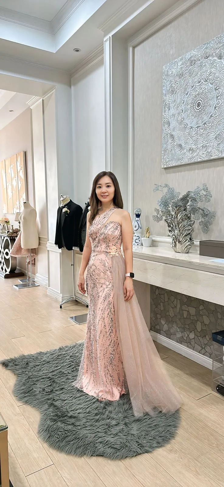 PS Store mother of the bride and sister gown collection photograph 11