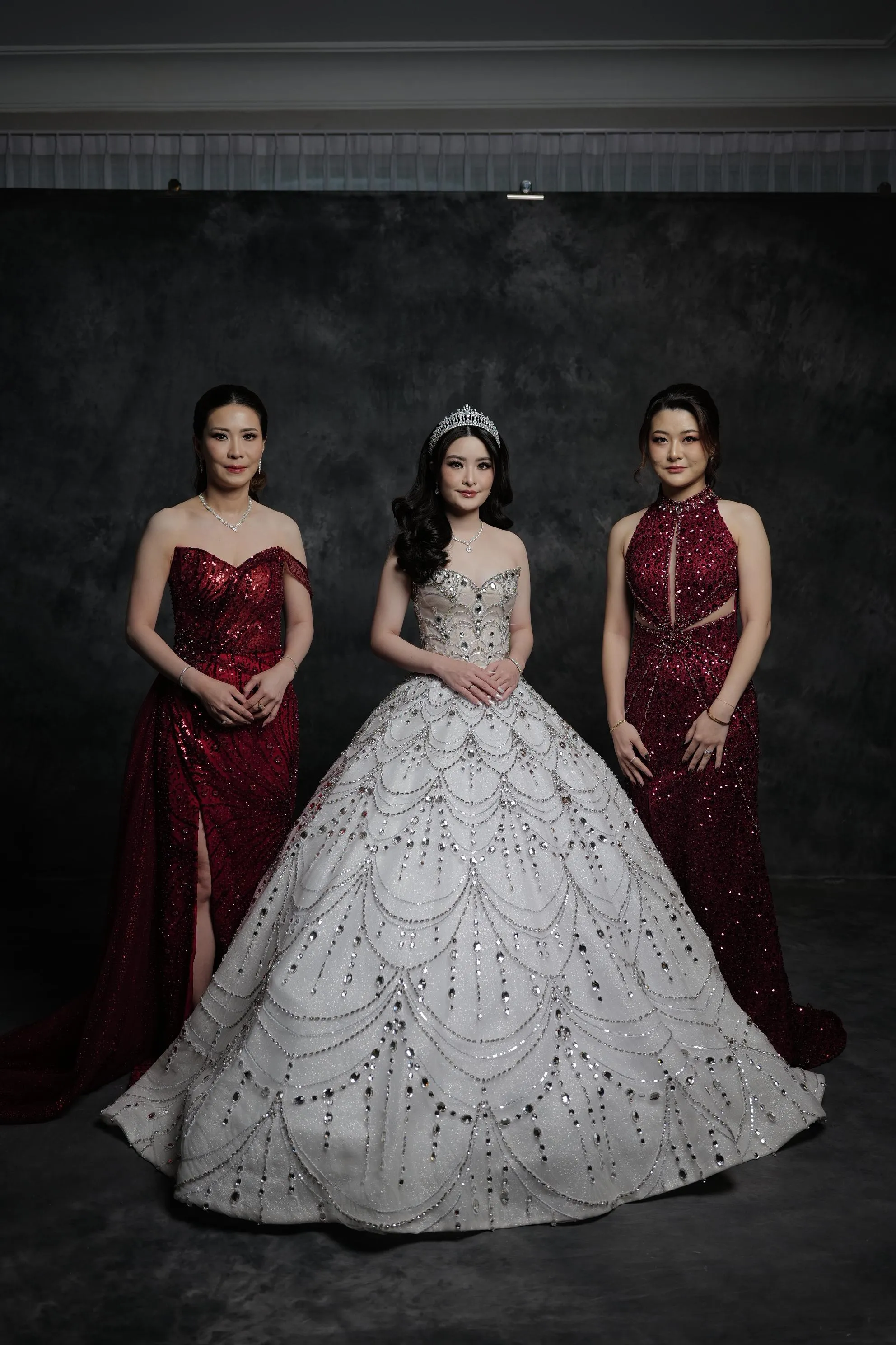 PS Store mother of the bride and sister gown collection photograph 8