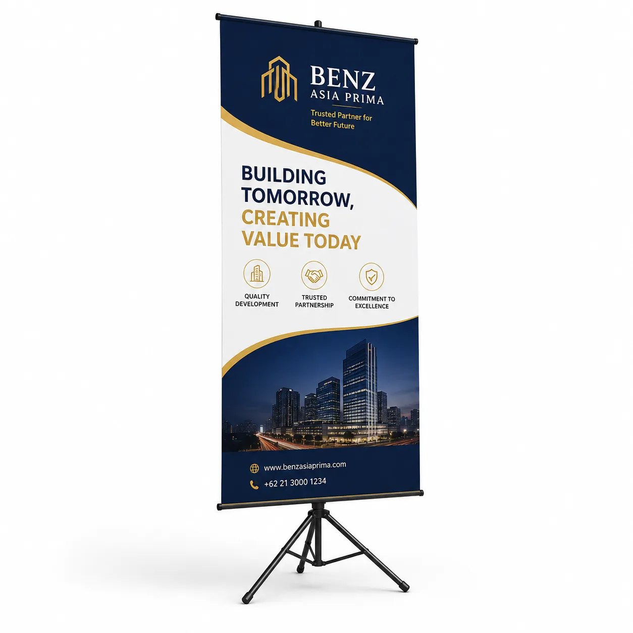 Tripod Banner PT Benz Asia Prima