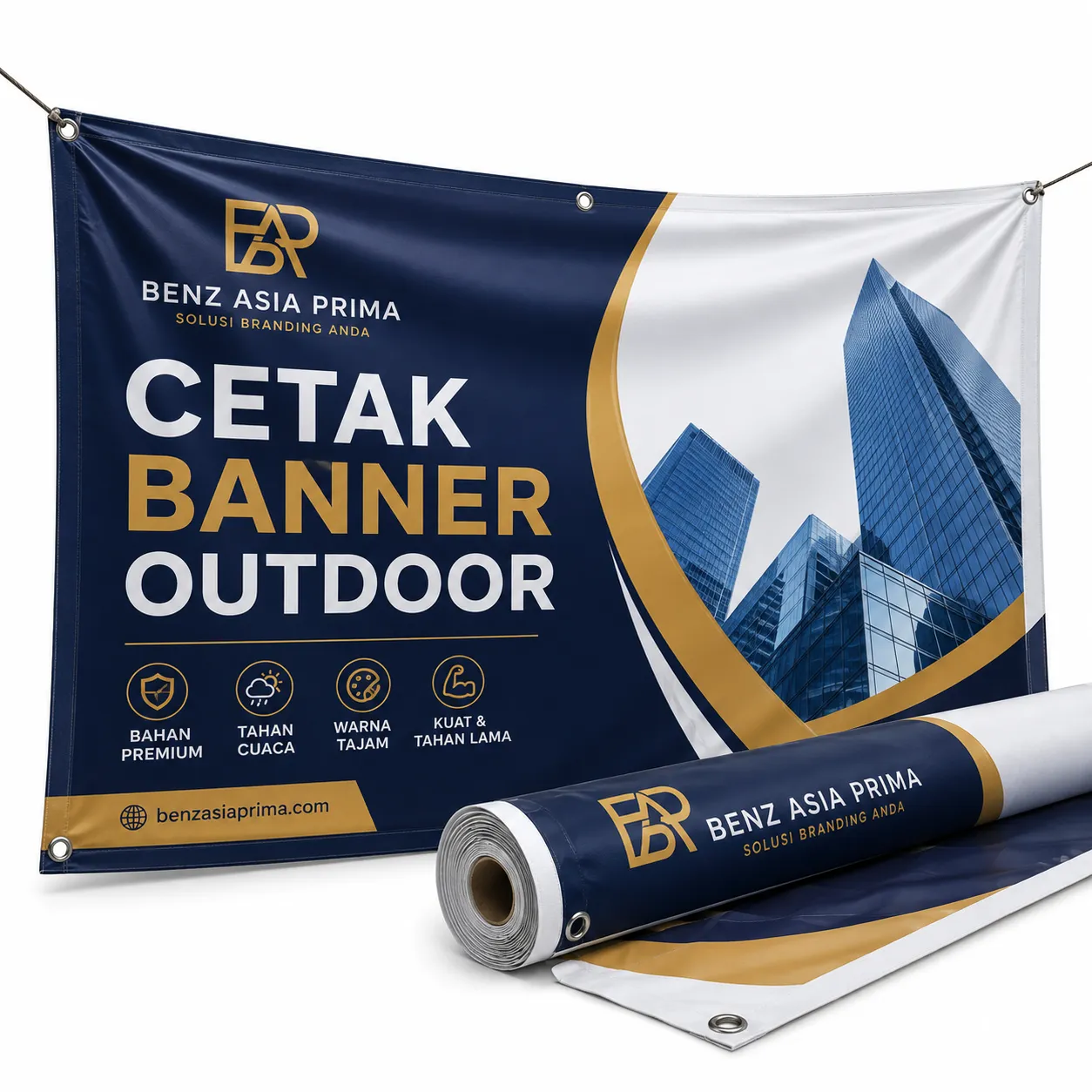 Cetak Banner Outdoor PT Benz Asia Prima