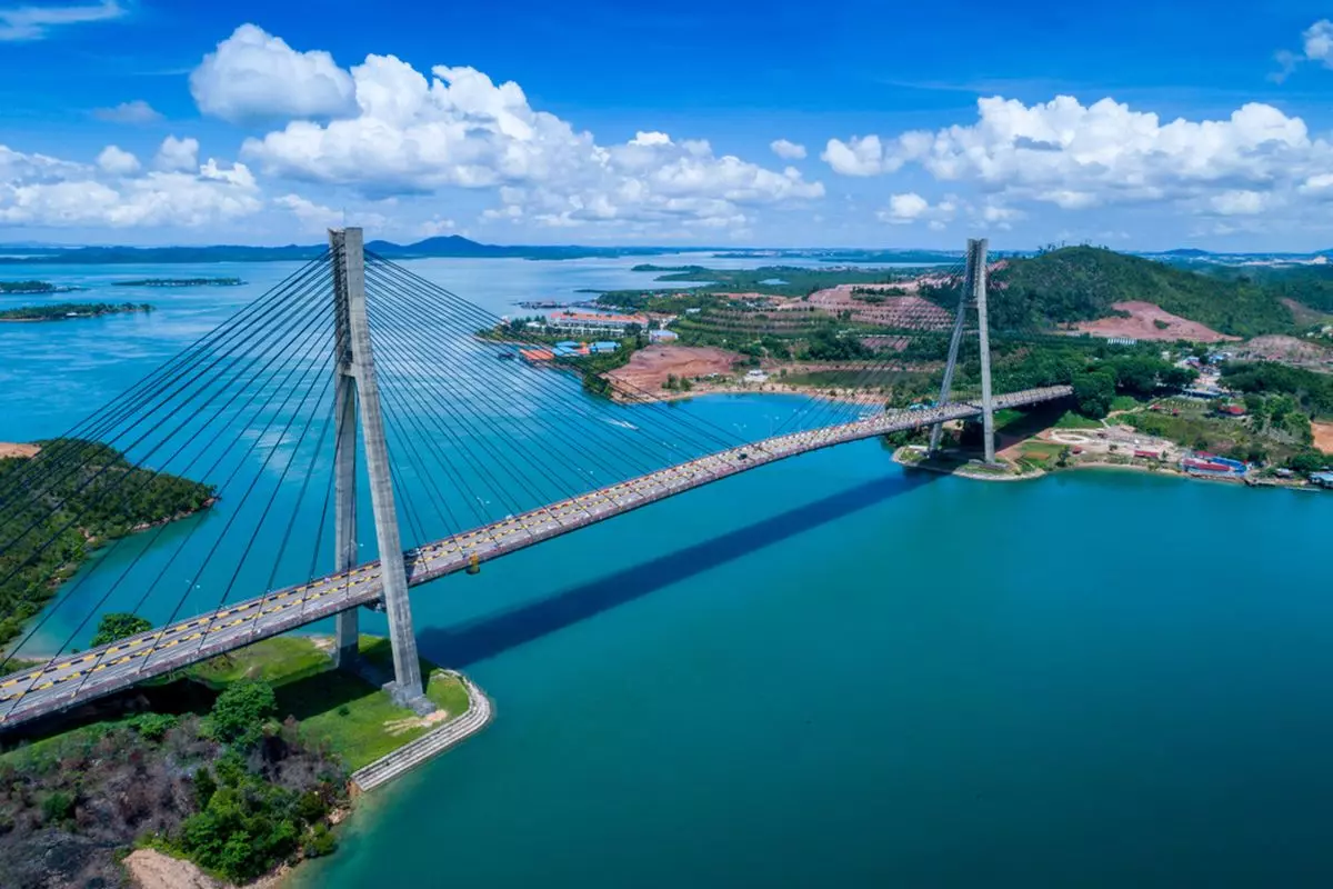 Barelang Bridge connecting Batam's southern islands