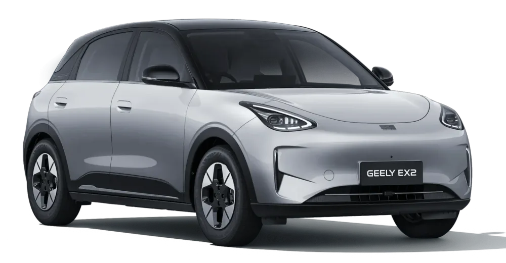 Geely EX2 warna Star Silver
