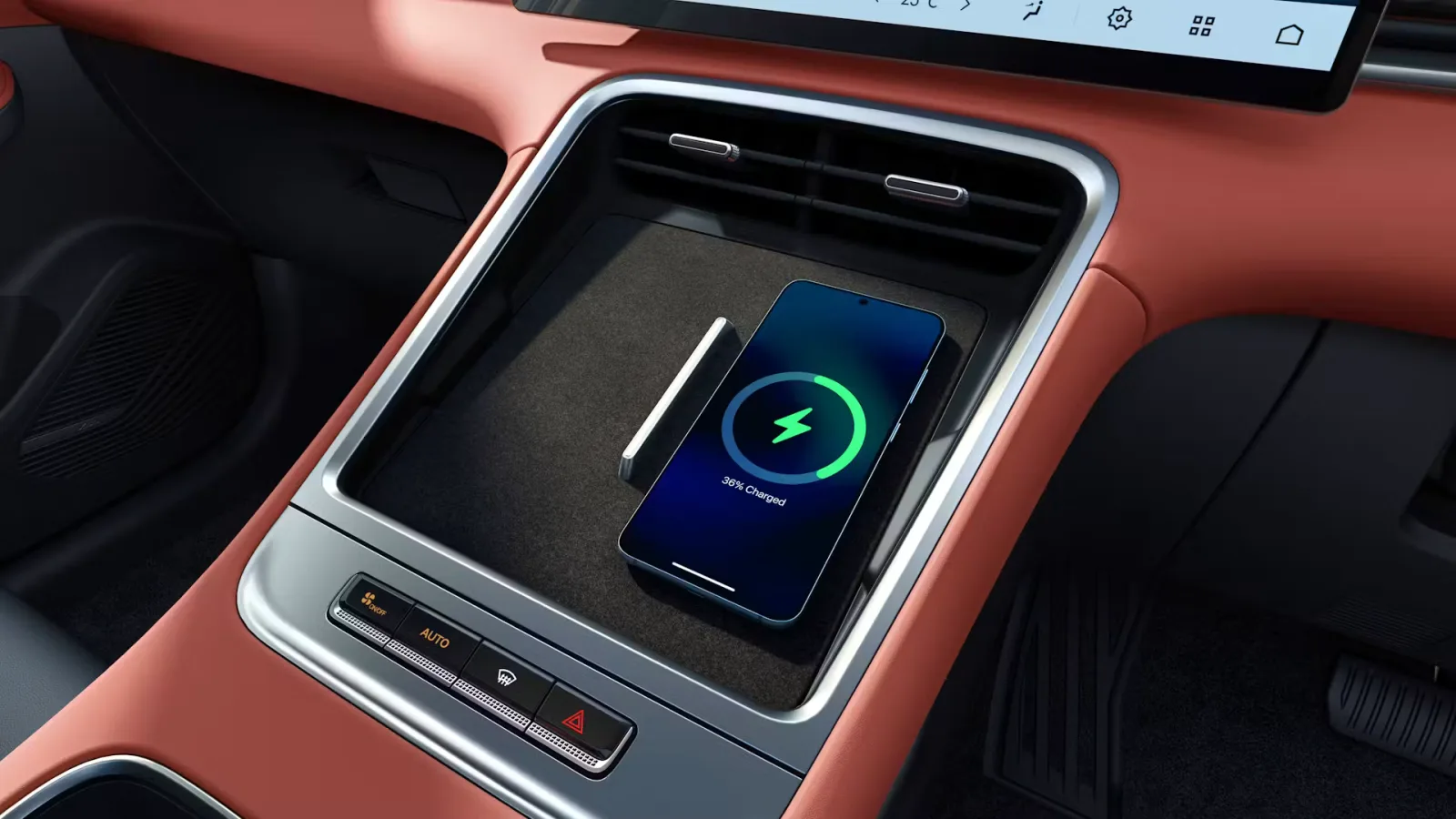 Geely Coolray: Pengisian daya nirkabel