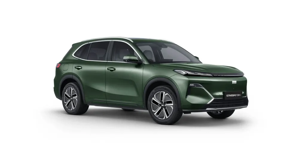 Geely Starray EM-i warna Supersonic Green