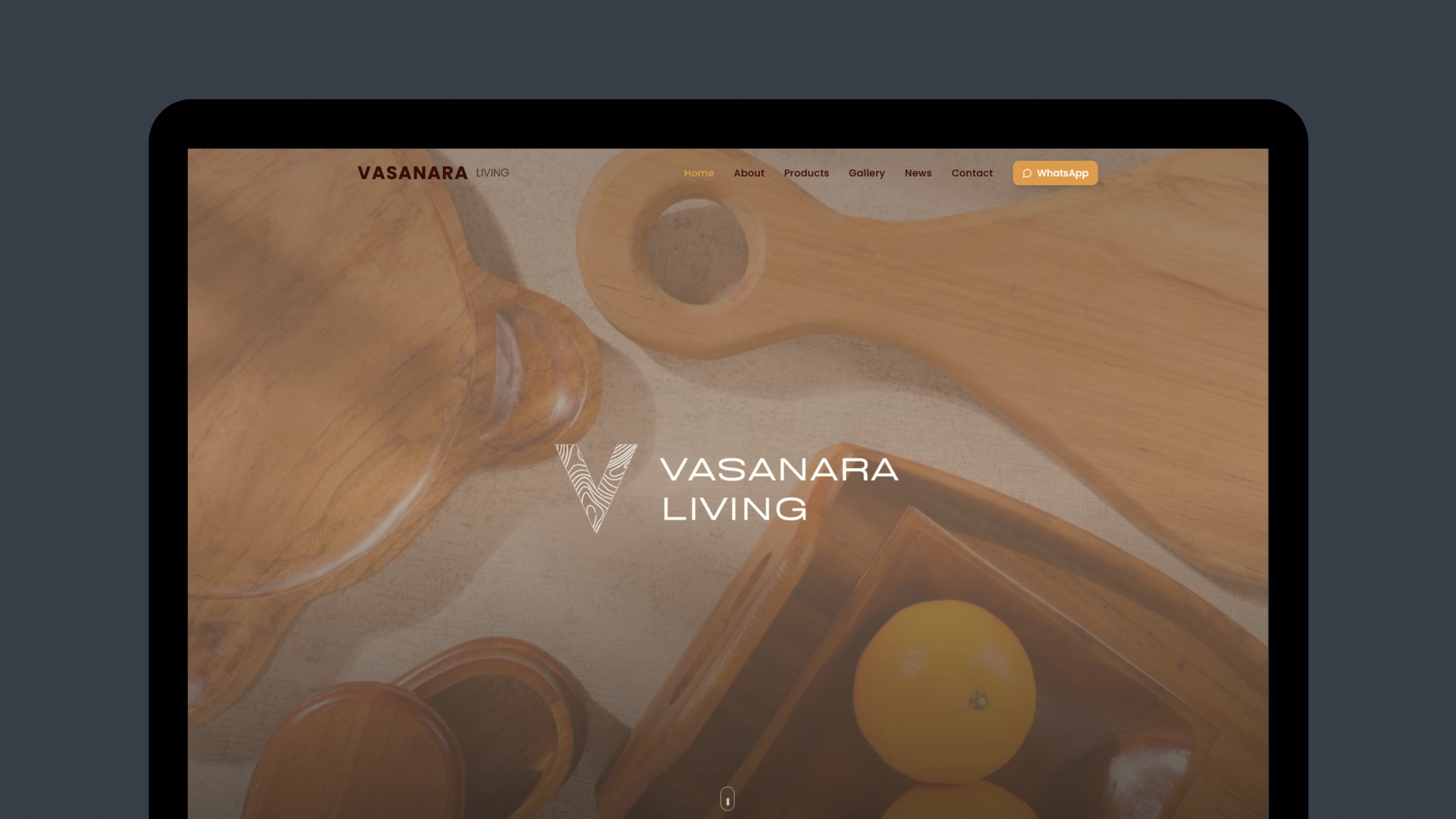 Vasanara Living - Company Profile website project oleh Ascend Web