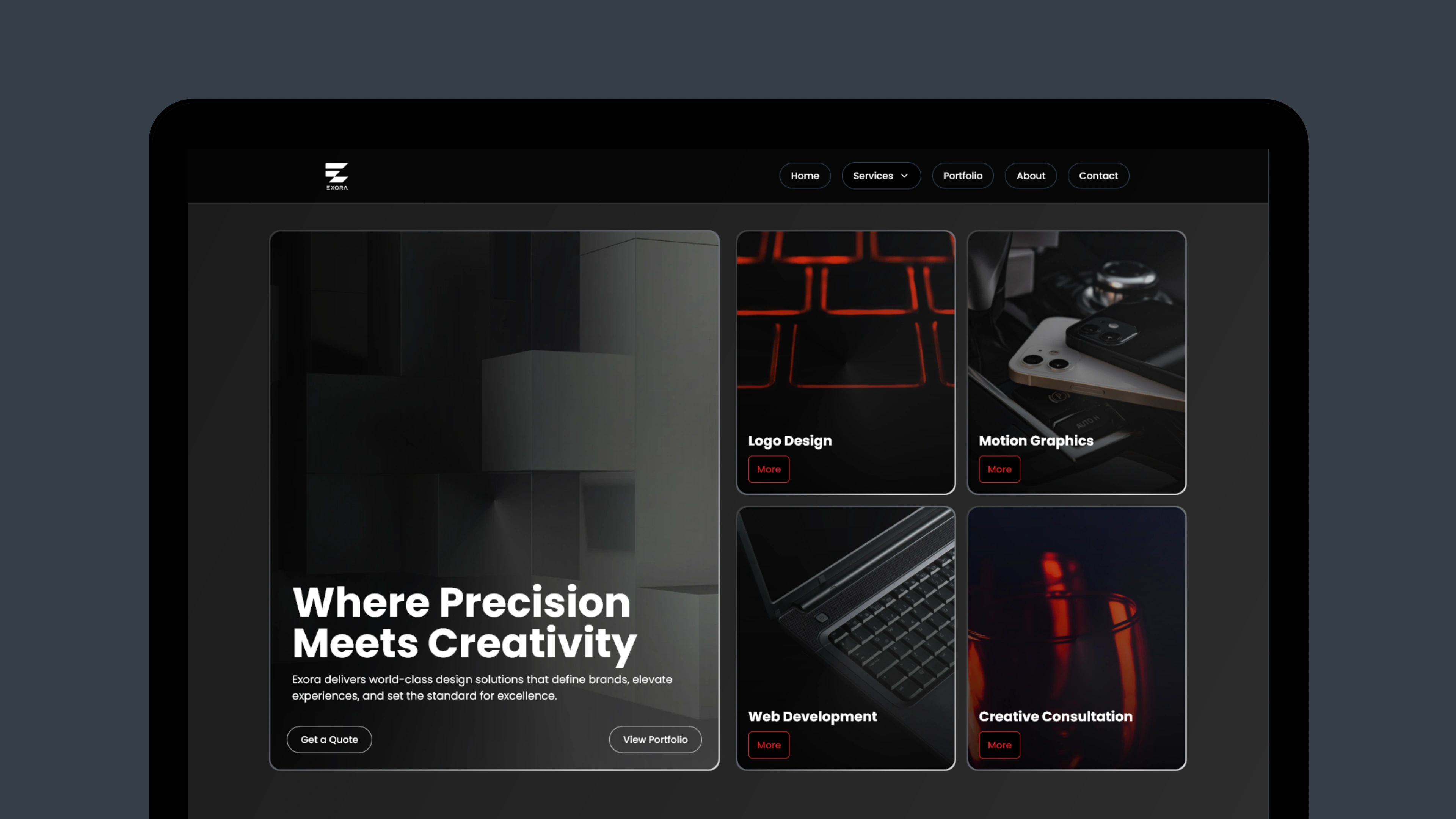Exora Creative - Digital Agency website project oleh Ascend Web