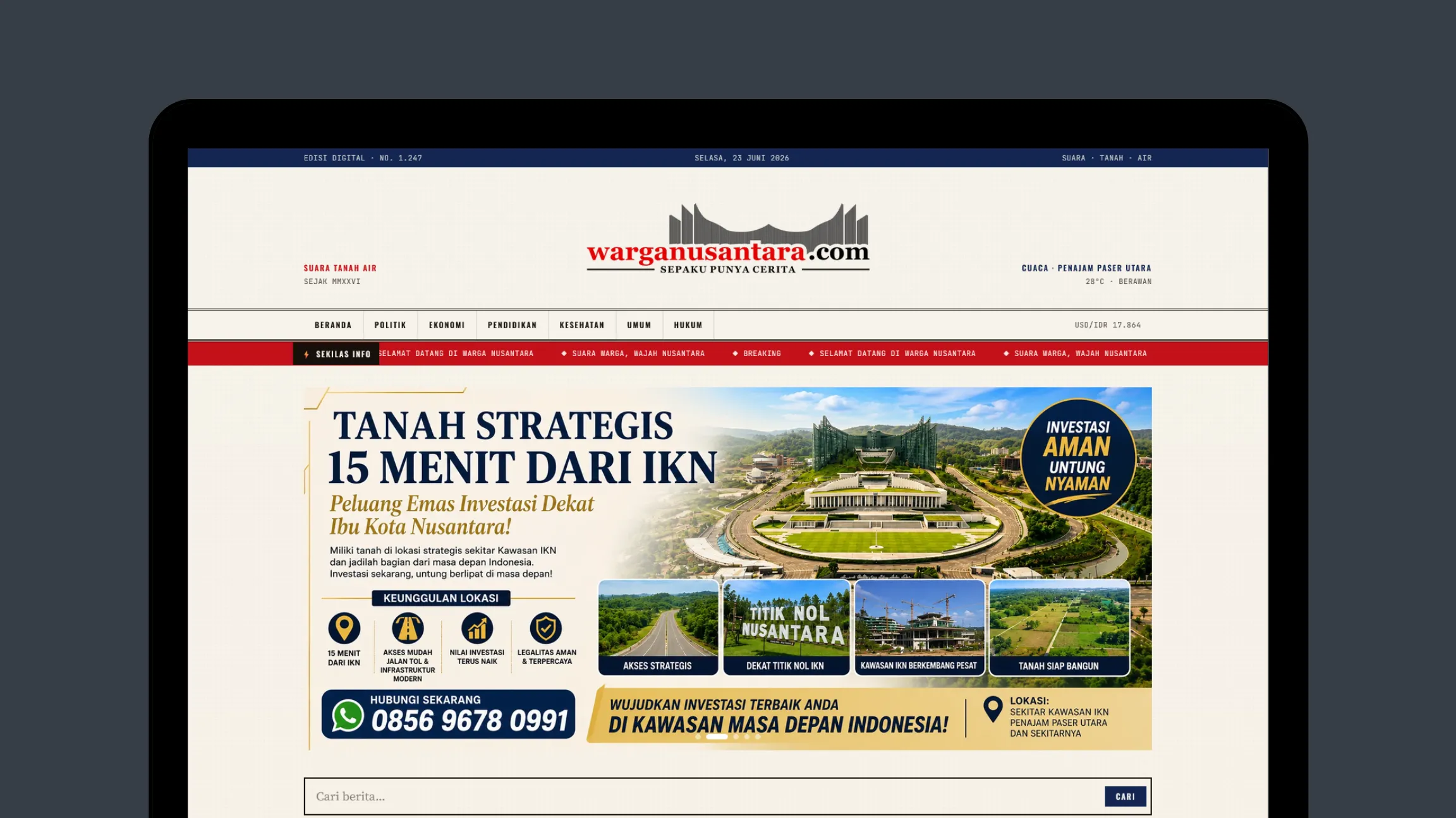 Warga Nusantara - Web Berita