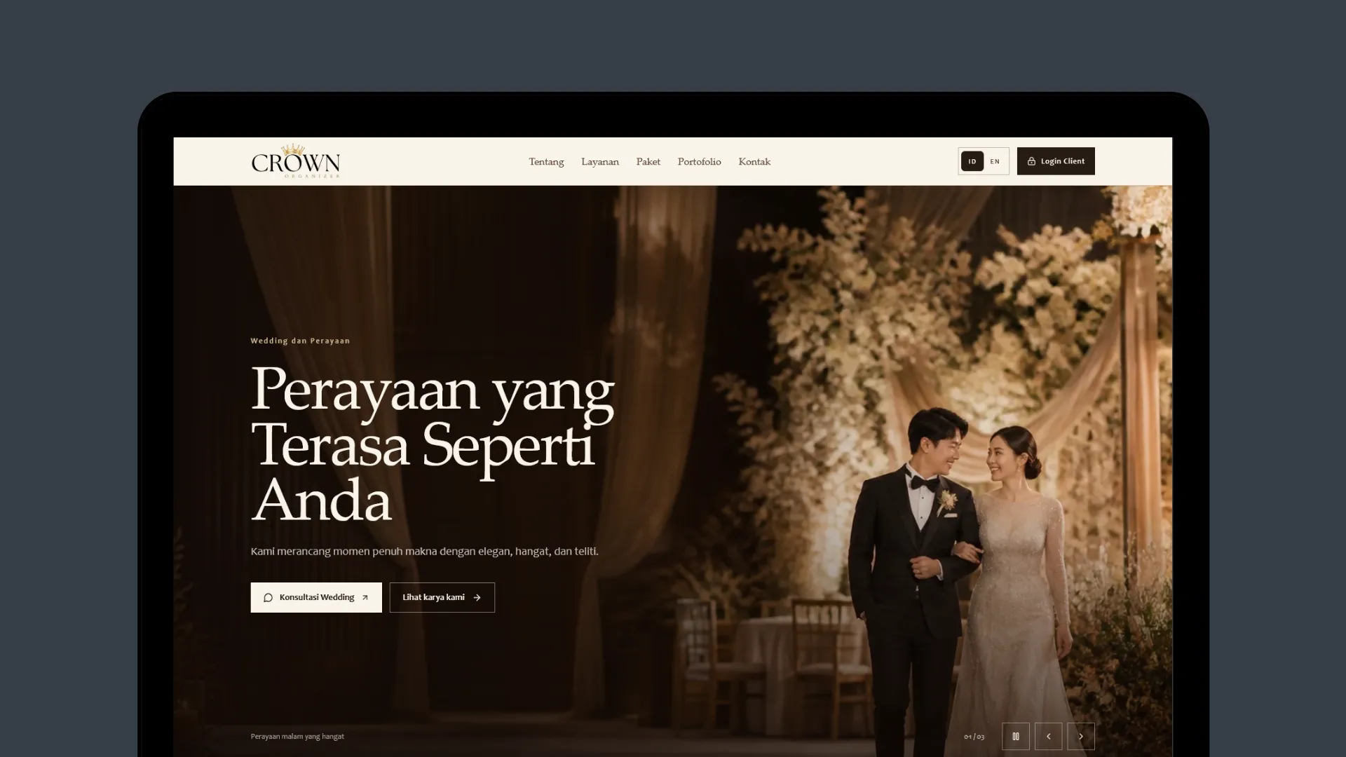 Crown Organizer - Wedding Tracker App